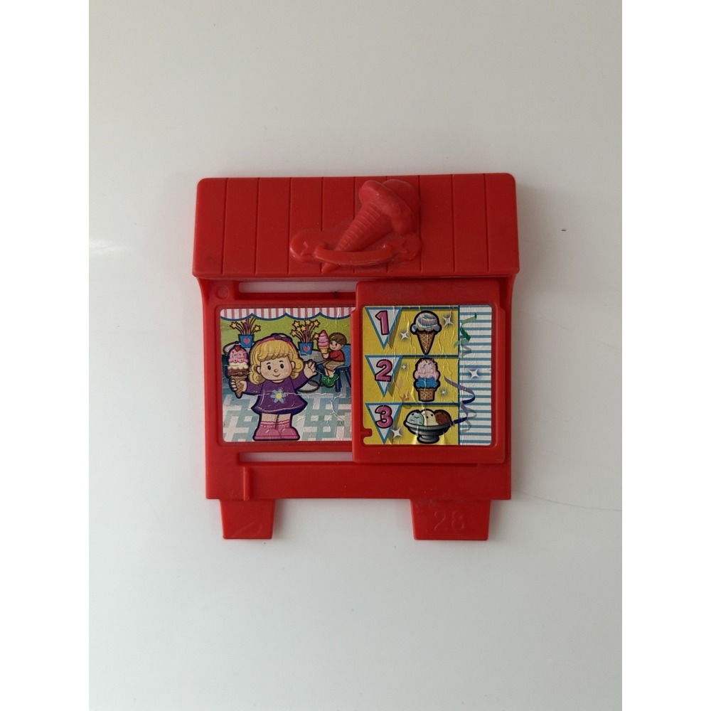 Fisher Price Little People Sit 'N' Stand Skyway Racetrack PART Ice Cream Stand